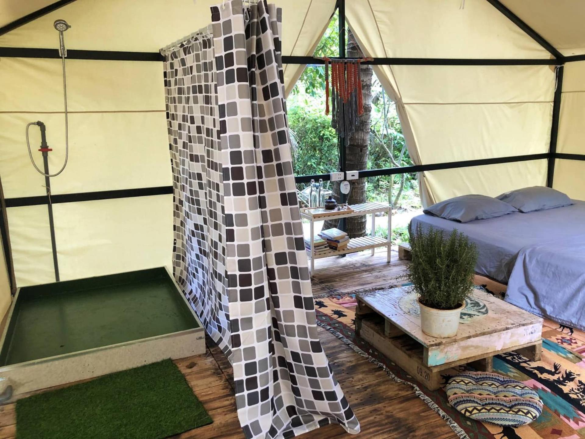 Con Dao Backpacker - Loco Camping Chi Khu Co Ong Kültér fotó
